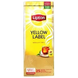 Water delivery Kharkiv — Пакетированный черный чай Lipton Yellow Label (Черный классический) 25 шт_1
