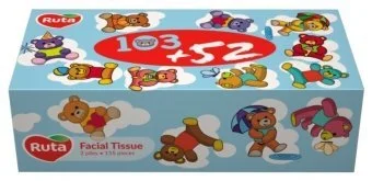 Water delivery Kharkiv — Салфетки косметические Ruta Kids 2 слоя 155 листов_1