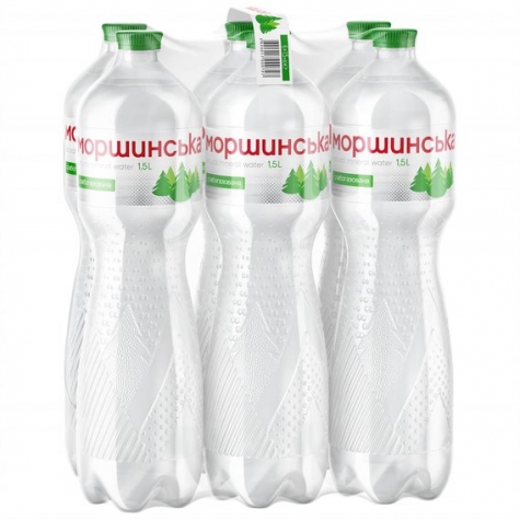  Water delivery Kharkiv — Упаковка минеральной природной столовой слабогазированной воды "Моршинская" 1,5 л х 6 бутылок_0 