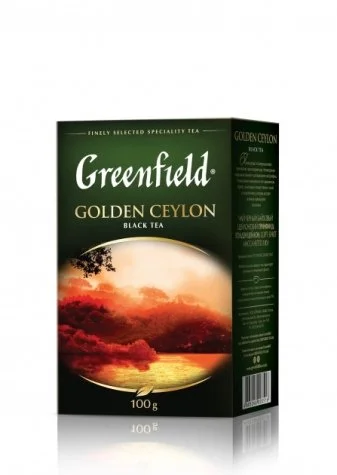  Water delivery Kharkiv — Чай черный Greenfield Golden Ceylon 100 г_0 